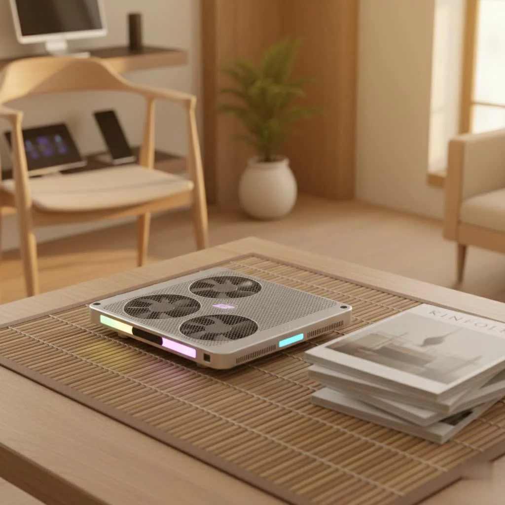 MSI laptop with Cooler Boost technology engaged