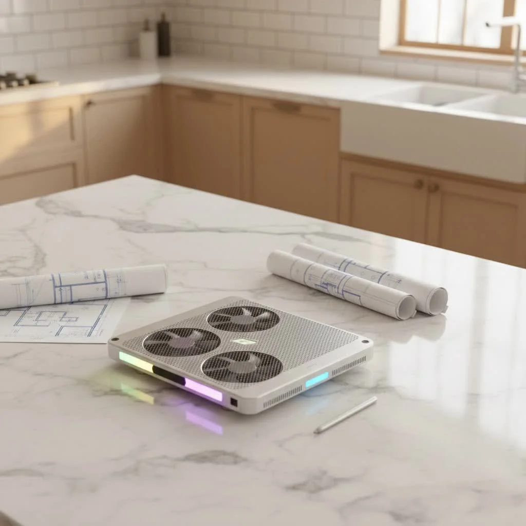 Cooler Master laptop cooler with a laptop on top